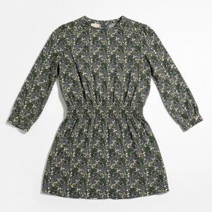 Bonpoint Girls Dress Size 10 Elastic Waist Embroidered Floral